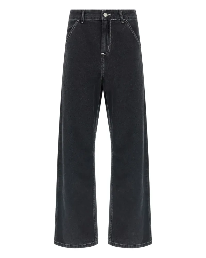 Carhartt WIP Weite High-Waist-Jeans - Schwarz Schwarz