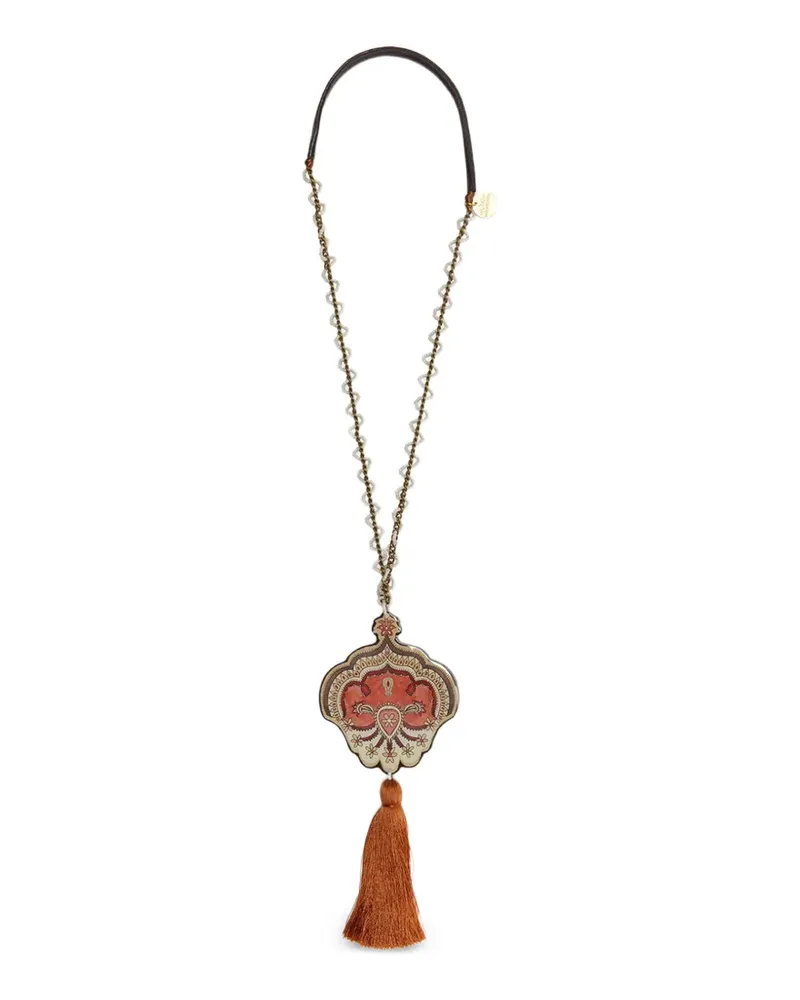 Maliparmi paisley tassel necklace - Gold Gold