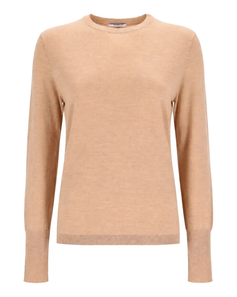 ASPESI Pullover mit rundem Ausschnitt - Nude Nude