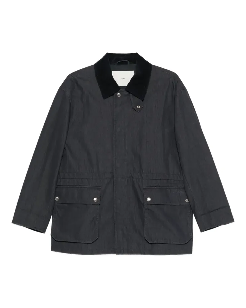 Dunst Jacke mit Klappentasche - Blau Blau