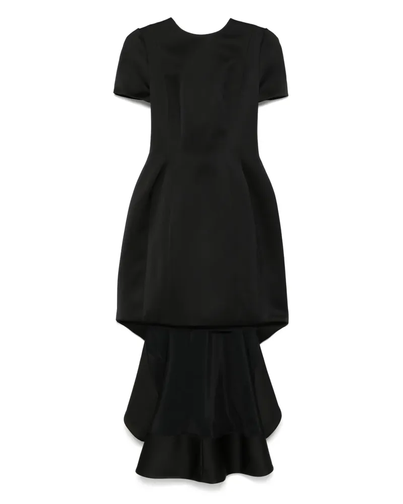 Givenchy Asymmetrisches Wickelkleid - Schwarz Schwarz