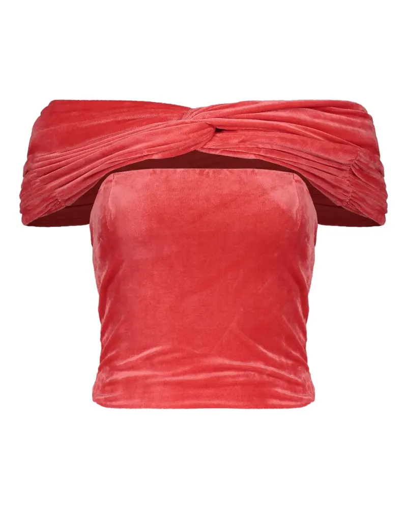 Alberta Ferretti Schulterfreies Oberteil - Rosa Rosa