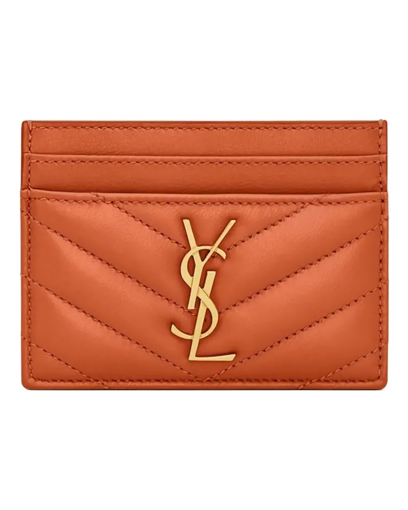 Saint Laurent Cassandre leather wallet - Orange Orange