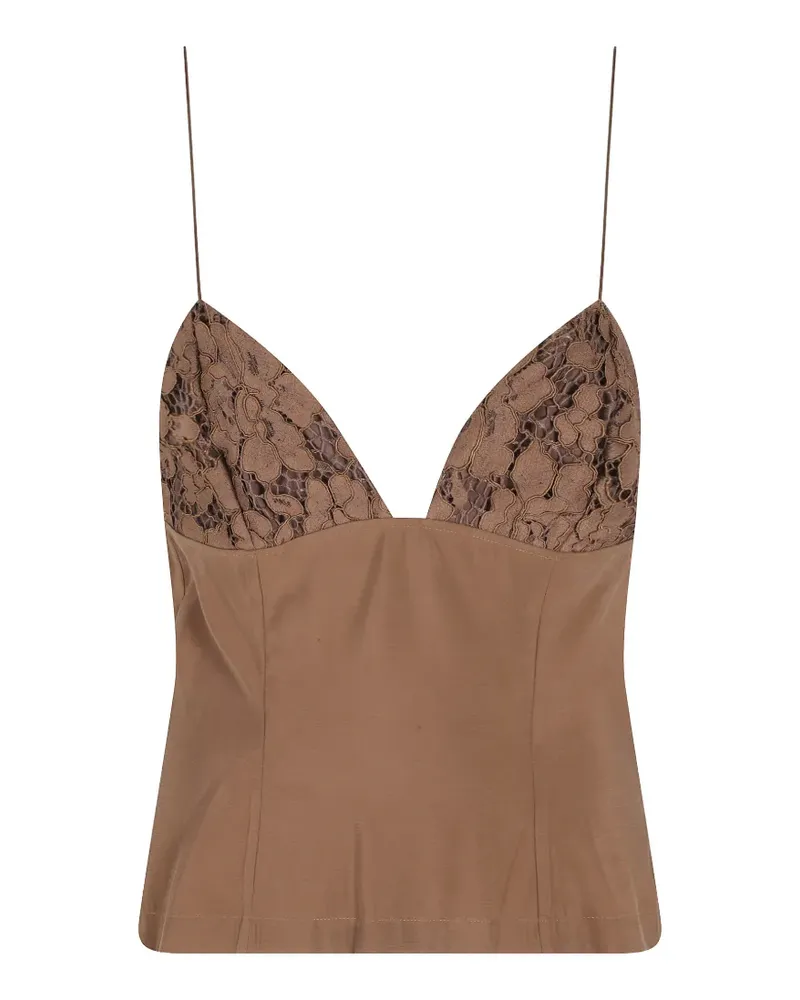 Federica Tosi lace vest - Nude Nude