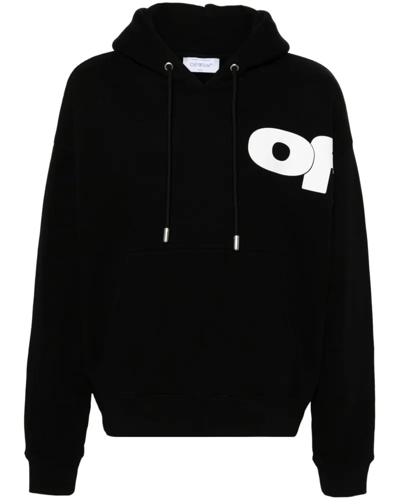 OFF-WHITE Hoodie mit Logo - Schwarz Schwarz