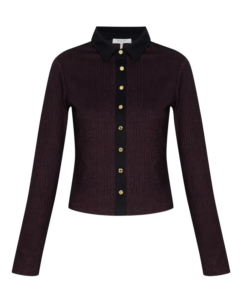 Rag & Bone Geripptes Hemd - Braun Braun