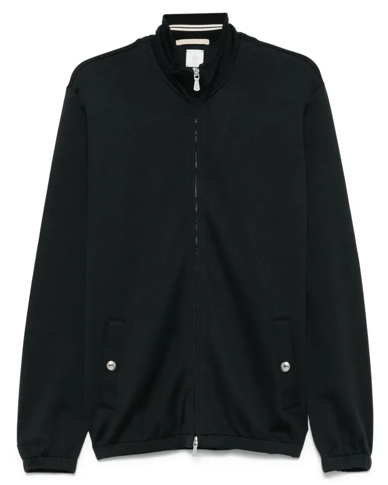 Eleventy Cardigan aus Jersey - Schwarz Schwarz