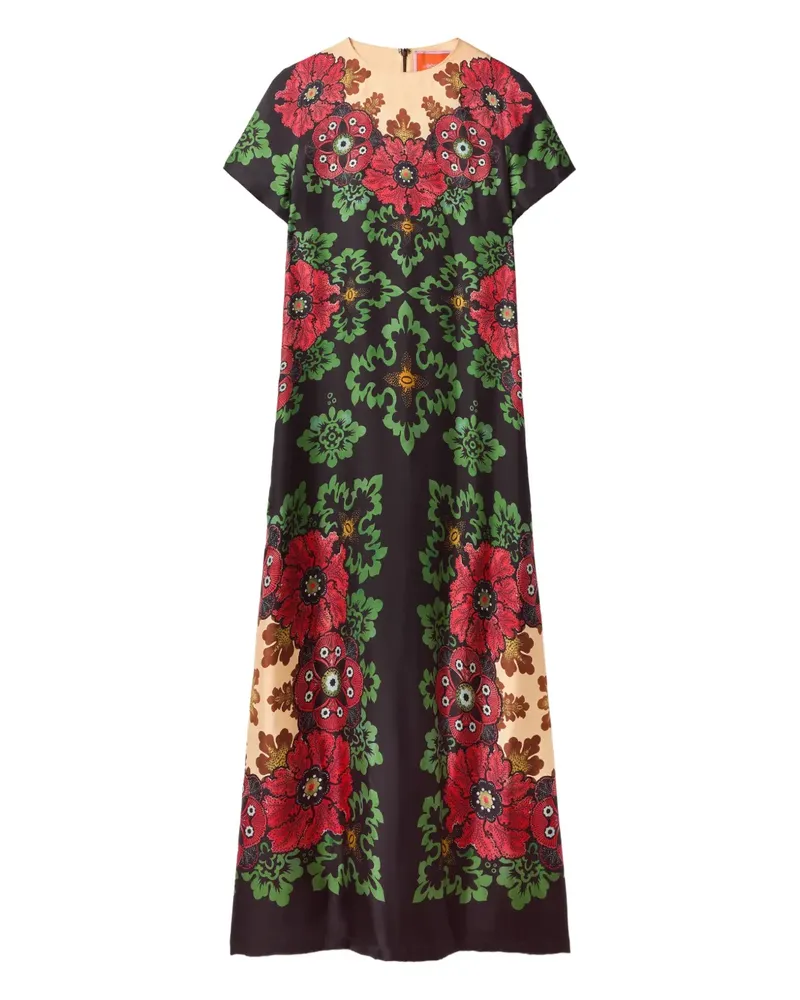 La DoubleJ Kleid mit Blumen-Print - Rot Rot