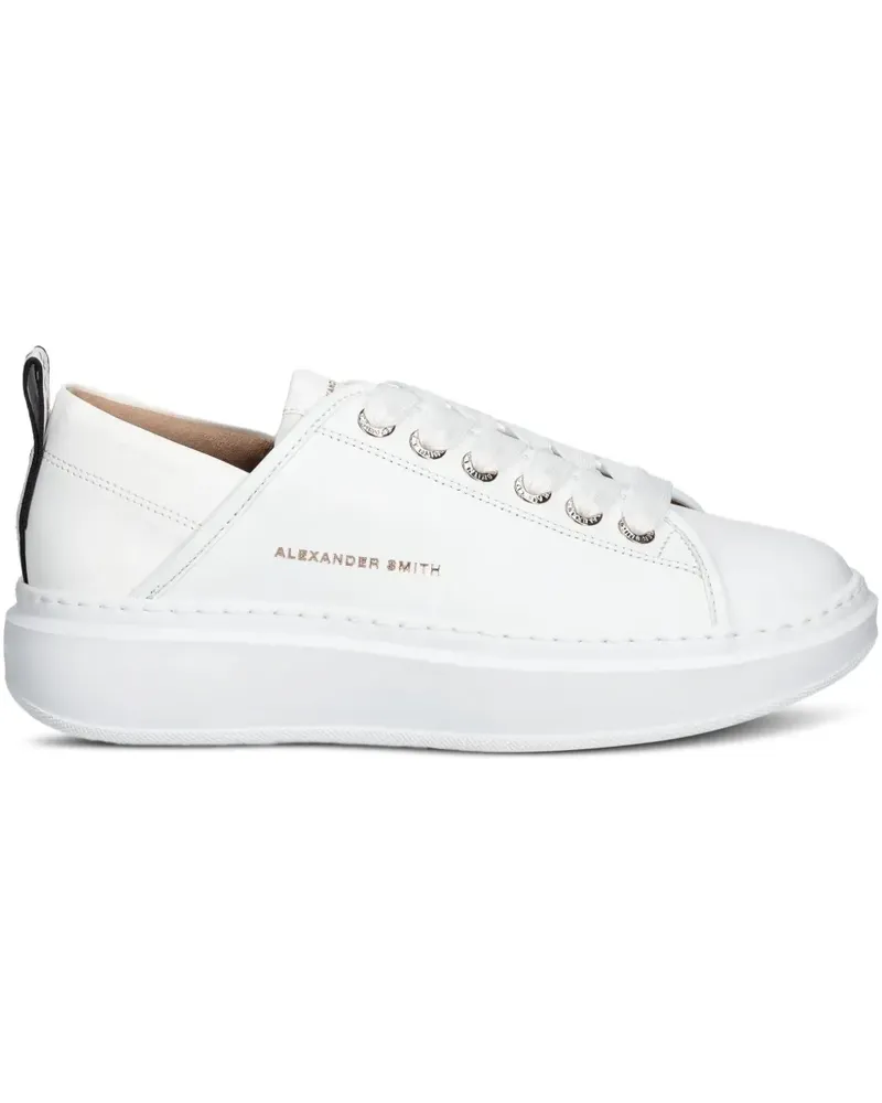 Alexander Smith Sneakers mit Plateau - Weiß Weiß