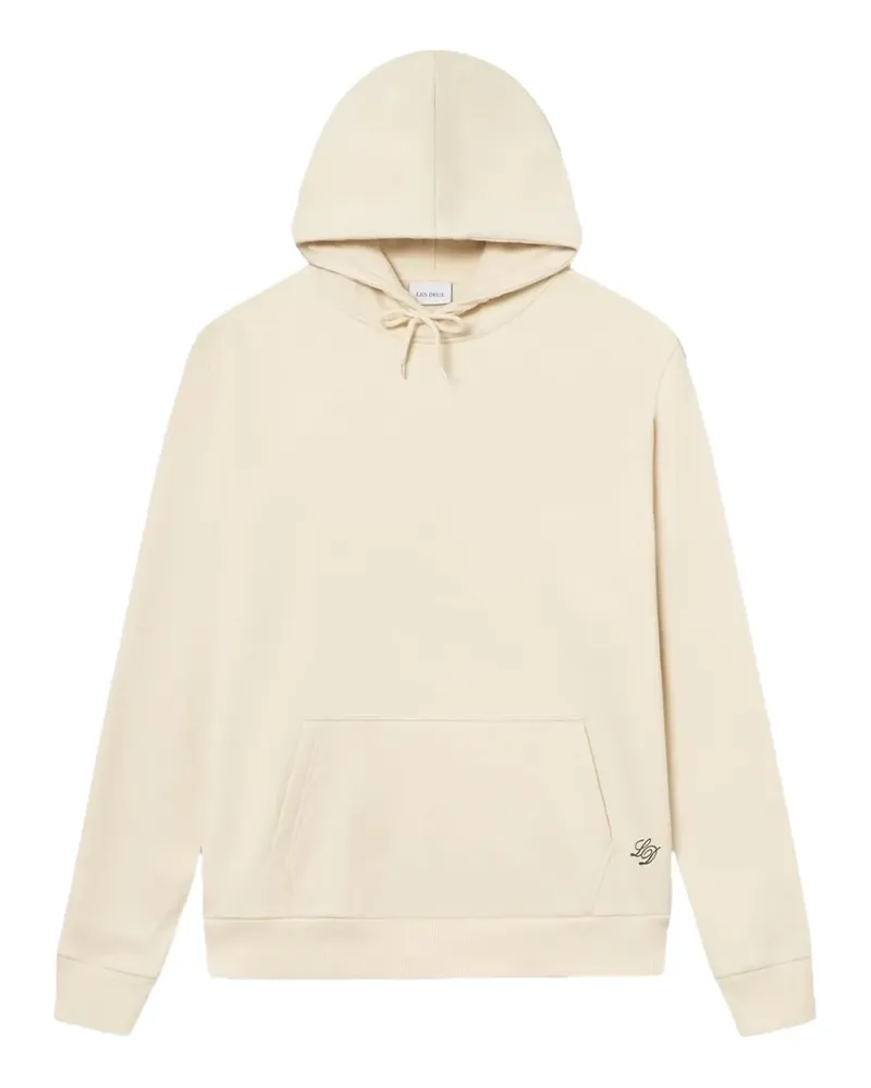 LES DEUX Hoodie mit Logo-Stickerei - Nude Nude