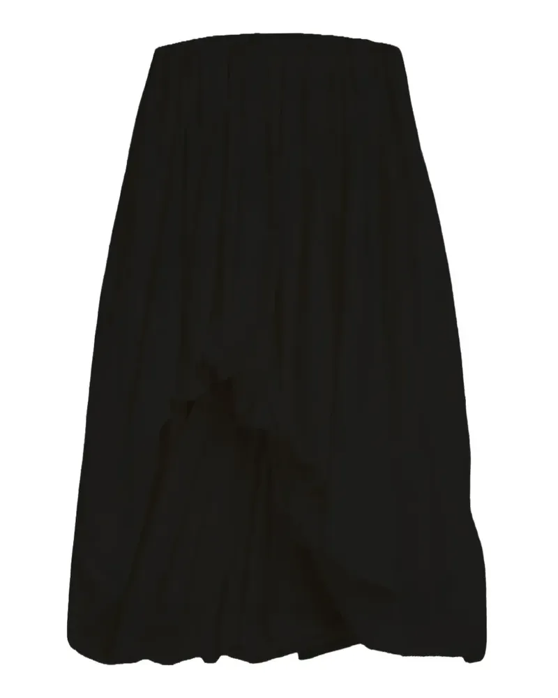 Jil Sander Asymmetrisches Kleid - Schwarz Schwarz