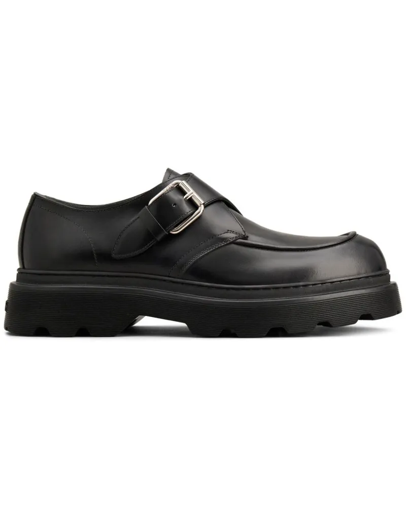 TOD'S Loafer mit Schnalle - Schwarz Schwarz