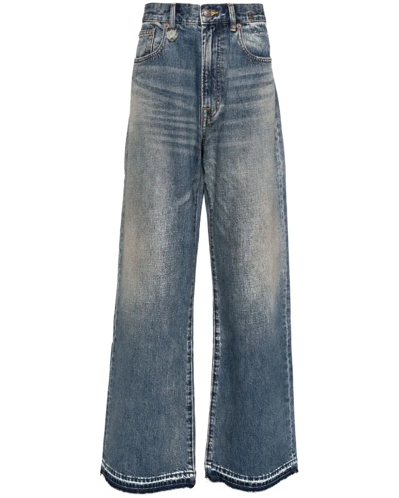 R13 Lockere D'arcy Jeans - Blau Blau