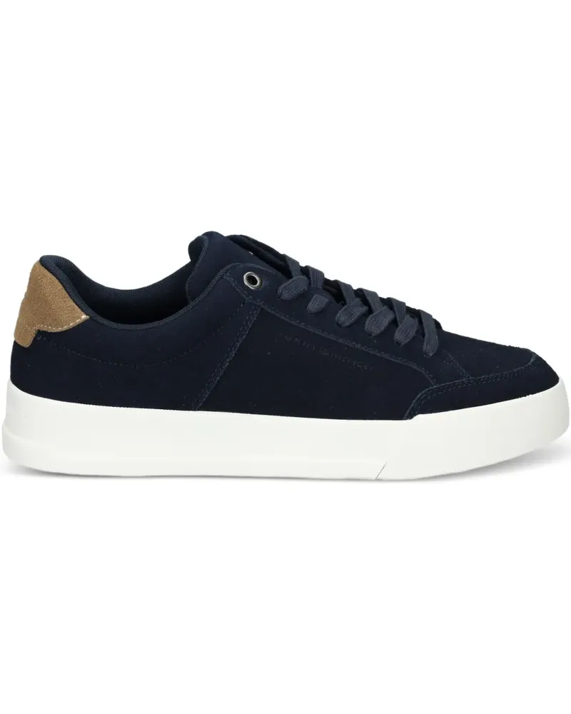 Tommy Hilfiger Sneakers mit Wildledereinsätzen - Blau Blau