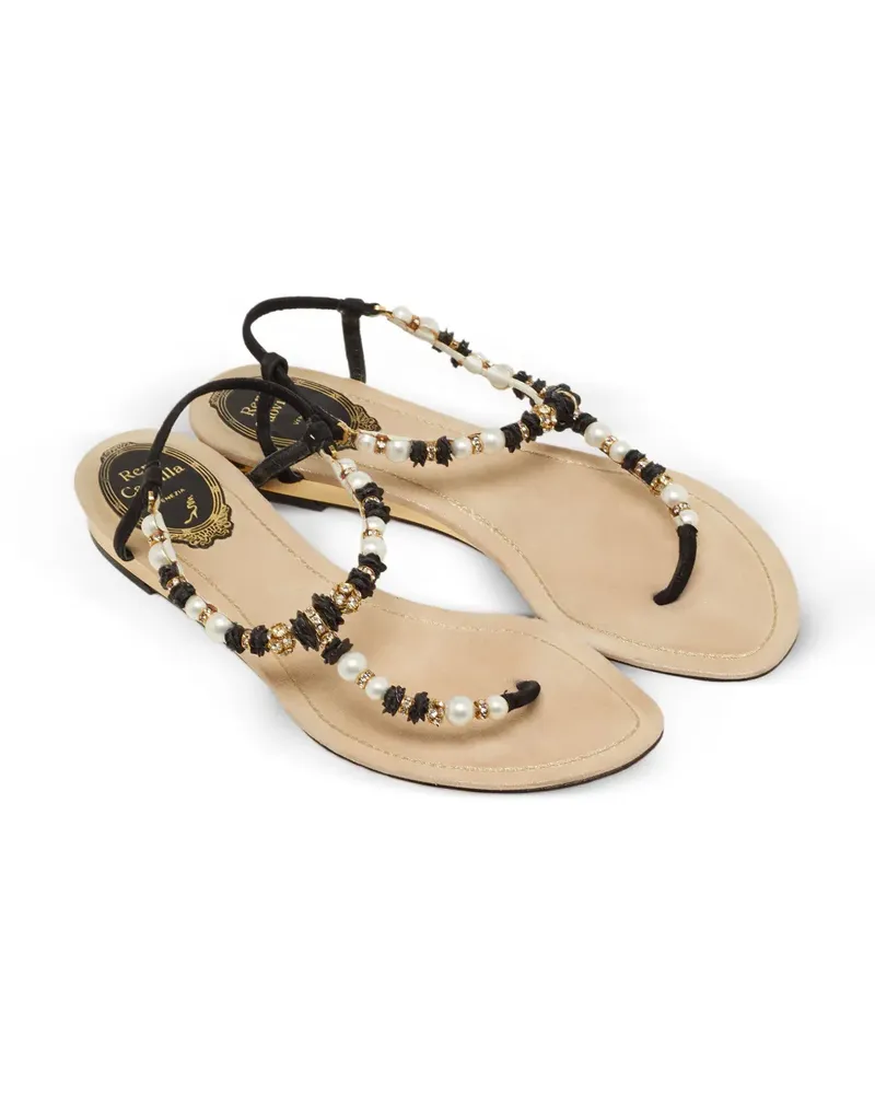 René Caovilla Verzierte Sandalen - Nude Nude