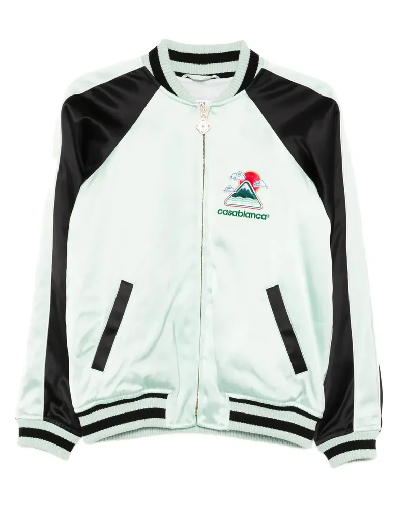 Casablanca Paris Jacke mit Logo-Stickerei - Grün Grün