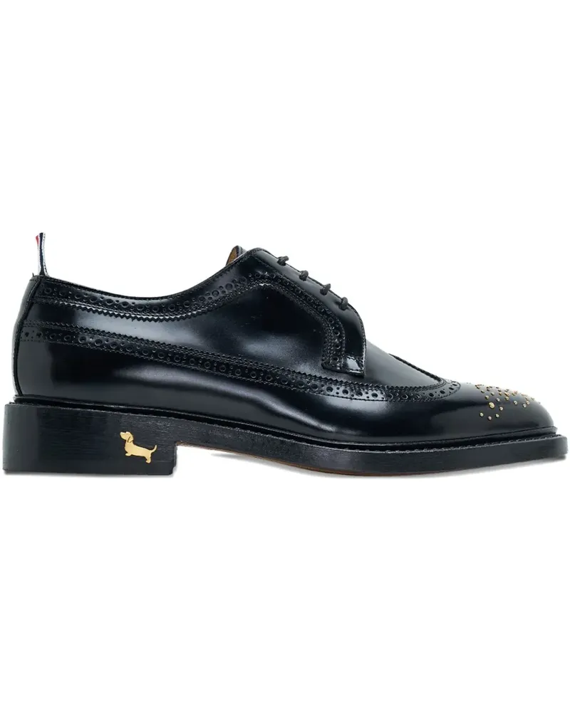 Thom Browne Classic Longwing brogue shoes - Schwarz Schwarz