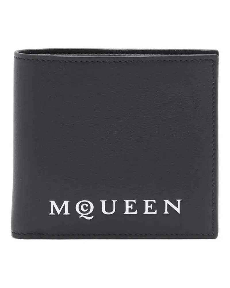 Alexander McQueen Portemonnaie mit Logo-Prägung - Schwarz Schwarz