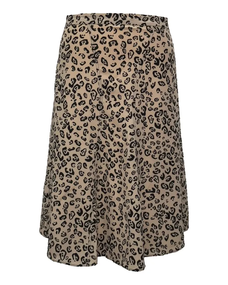 Altuzarra leopard-print silk maxi skirt - Nude Nude
