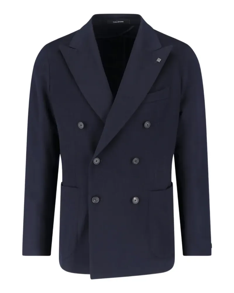 Tagliatore x Sugar doppelreihiger Blazer aus Kaschmir - Blau Blau