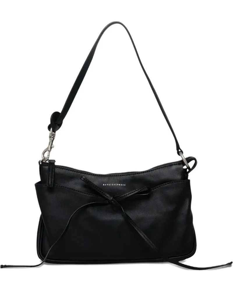 Marge Sherwood bow-detail shoulder bag - Schwarz Schwarz