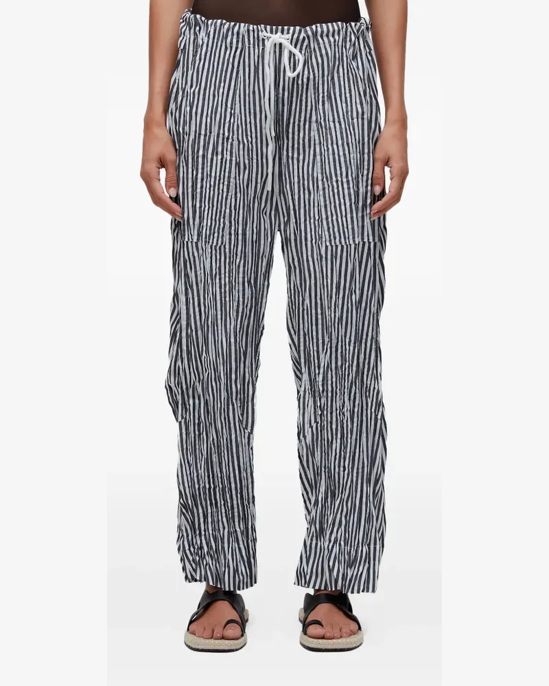 Osklen Gestreifte Hose mit Falten - Blau Blau