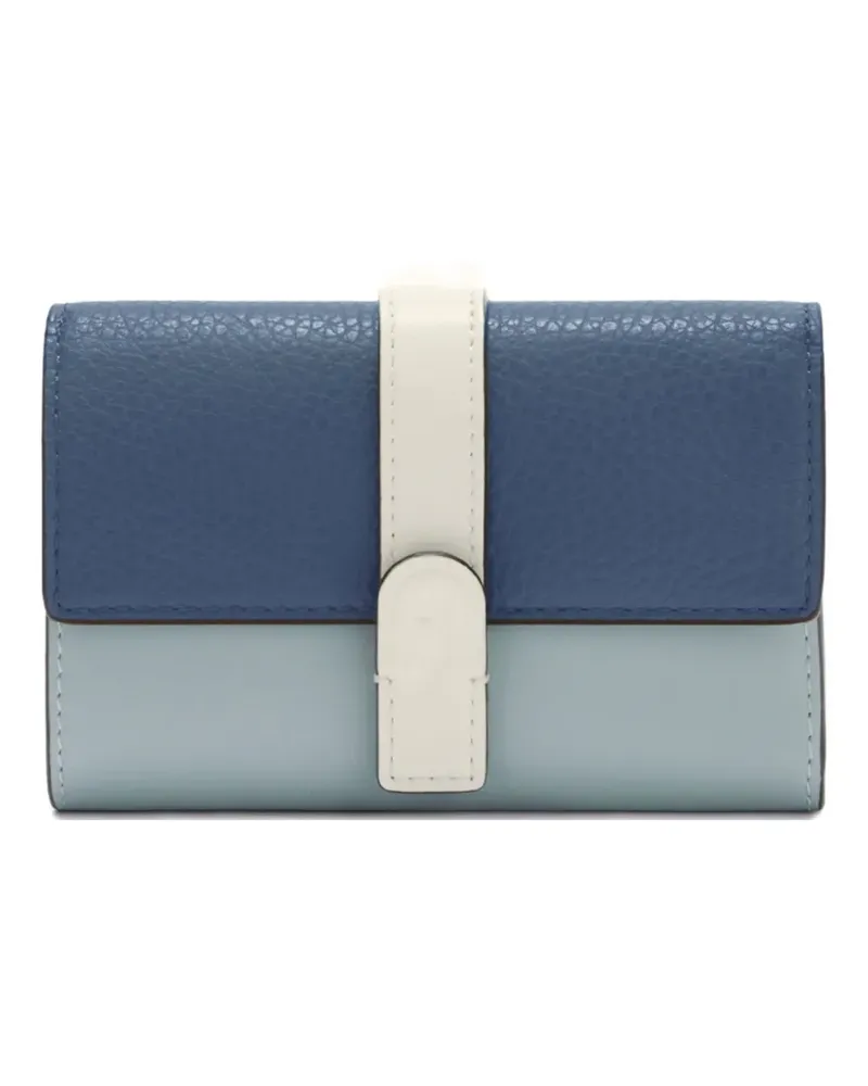 Furla Zweifarbiges Grazia Compact M Portemonnaie - Blau Blau