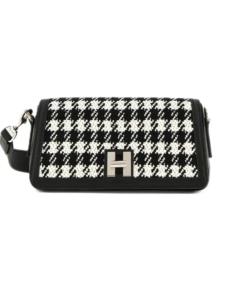 Hogan Mini H-Turn Tasche mit Klappe - Schwarz Schwarz