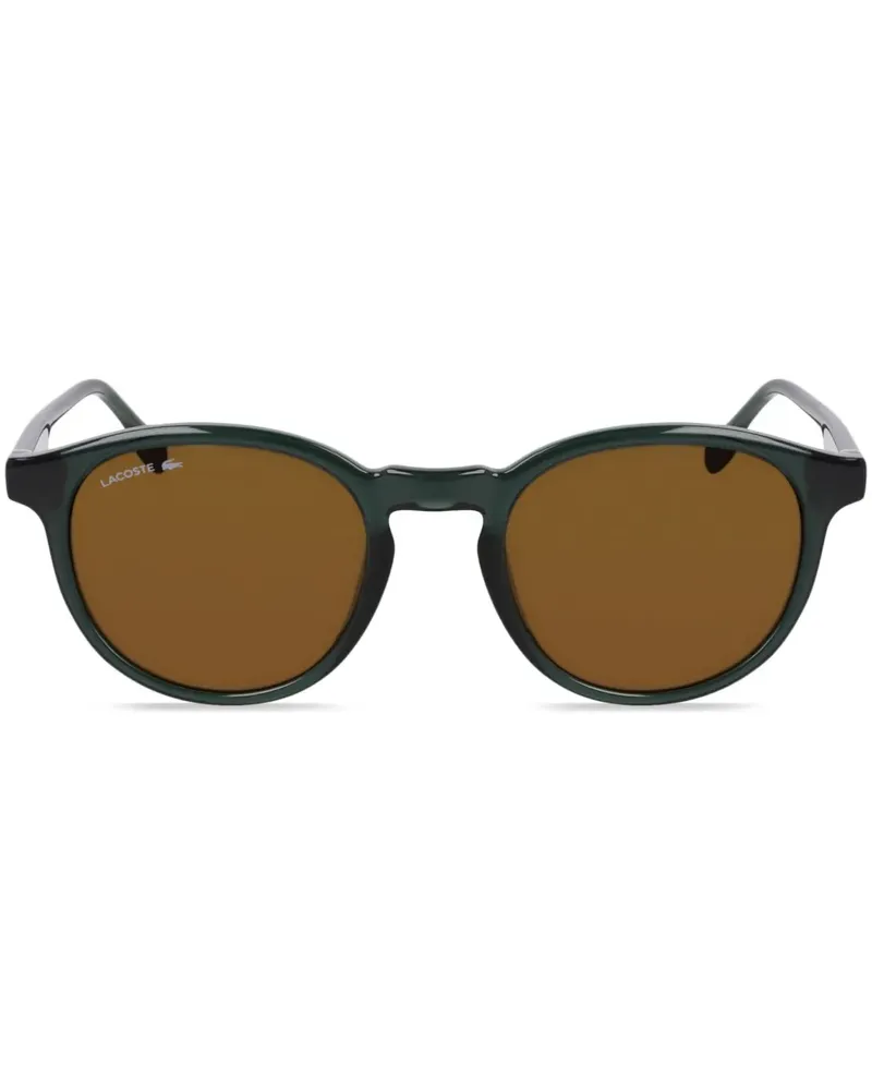 Lacoste L6030S Sonnenbrille mit rundem Gestell - Grün Grün