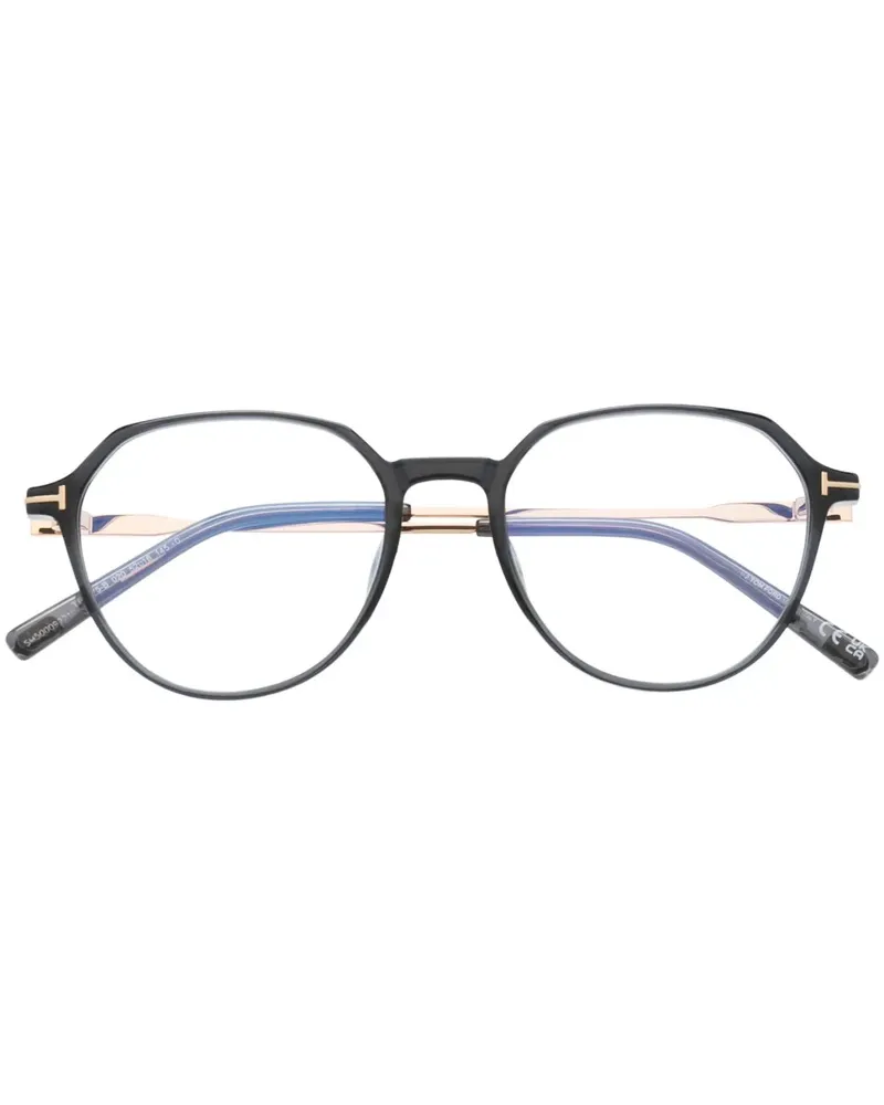 Tom Ford Brille mit rundem Gestell - Blau Blau