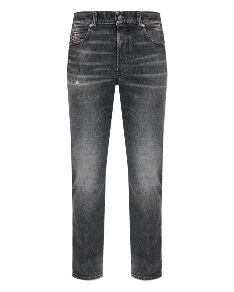 Diesel 1993 D-Vyl Jeans im Distressed-Look - Schwarz Schwarz