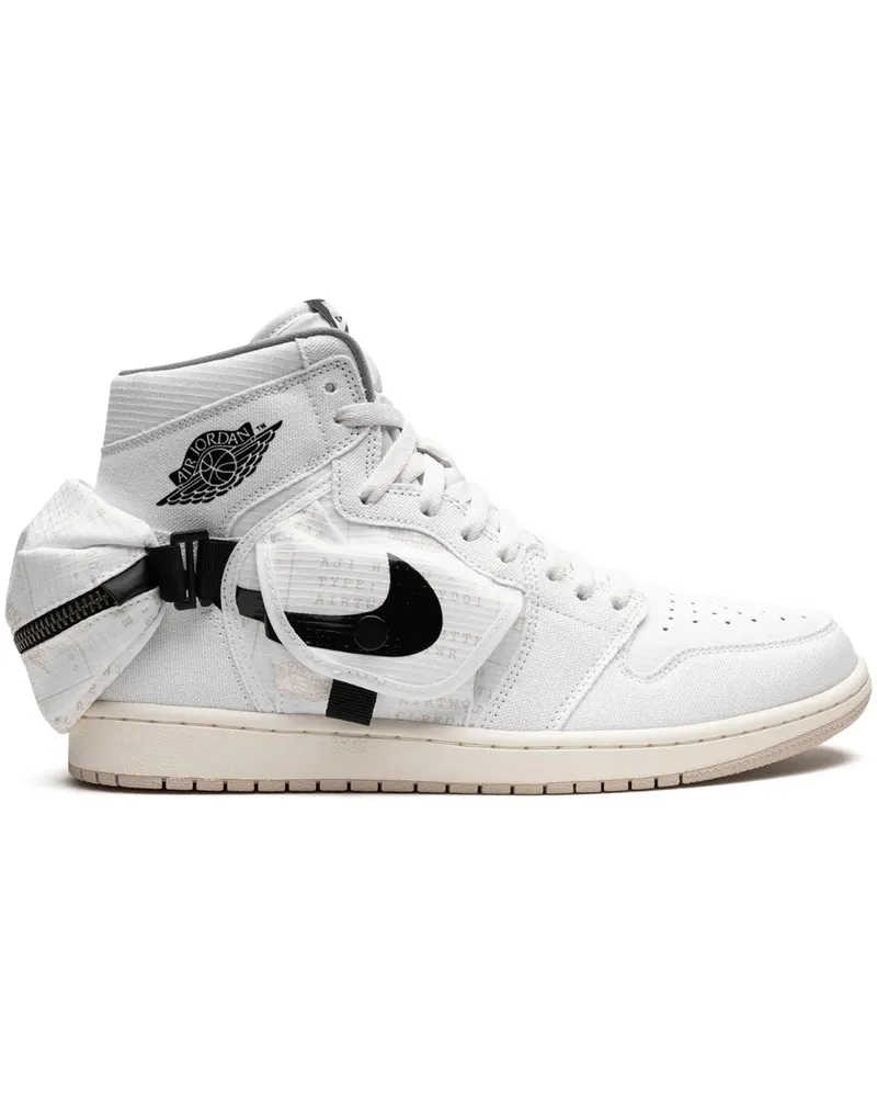 Jordan Air  1 Utility High-Top-Sneakers - Weiß Weiß
