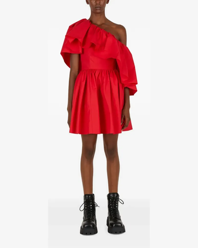 Alexander McQueen Schulterfreies Minikleid - Rot Rot