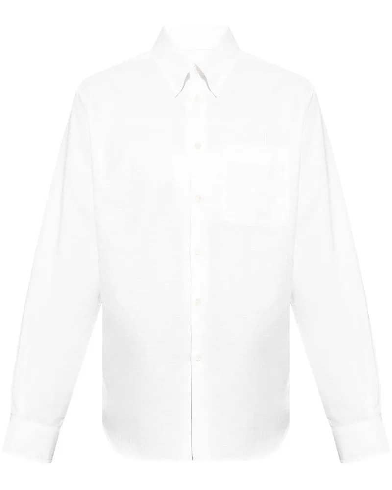 Kenzo Hemd mit Jacquardmuster - Weiß Weiß
