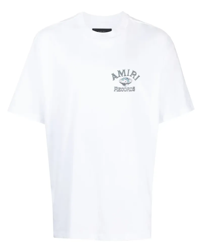 Amiri T-Shirt mit Logo-Print - Weiß Weiß