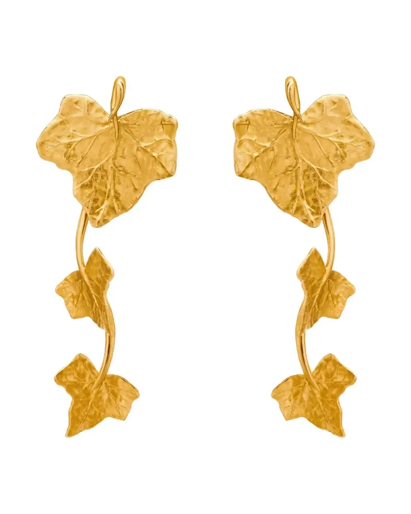 Oscar de la Renta Ivy Vine Hängeohrringe mit Blatt - Gold Gold