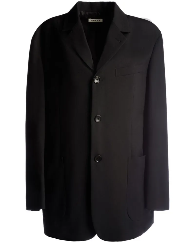 Bally Einreihige Jacke - Schwarz Schwarz