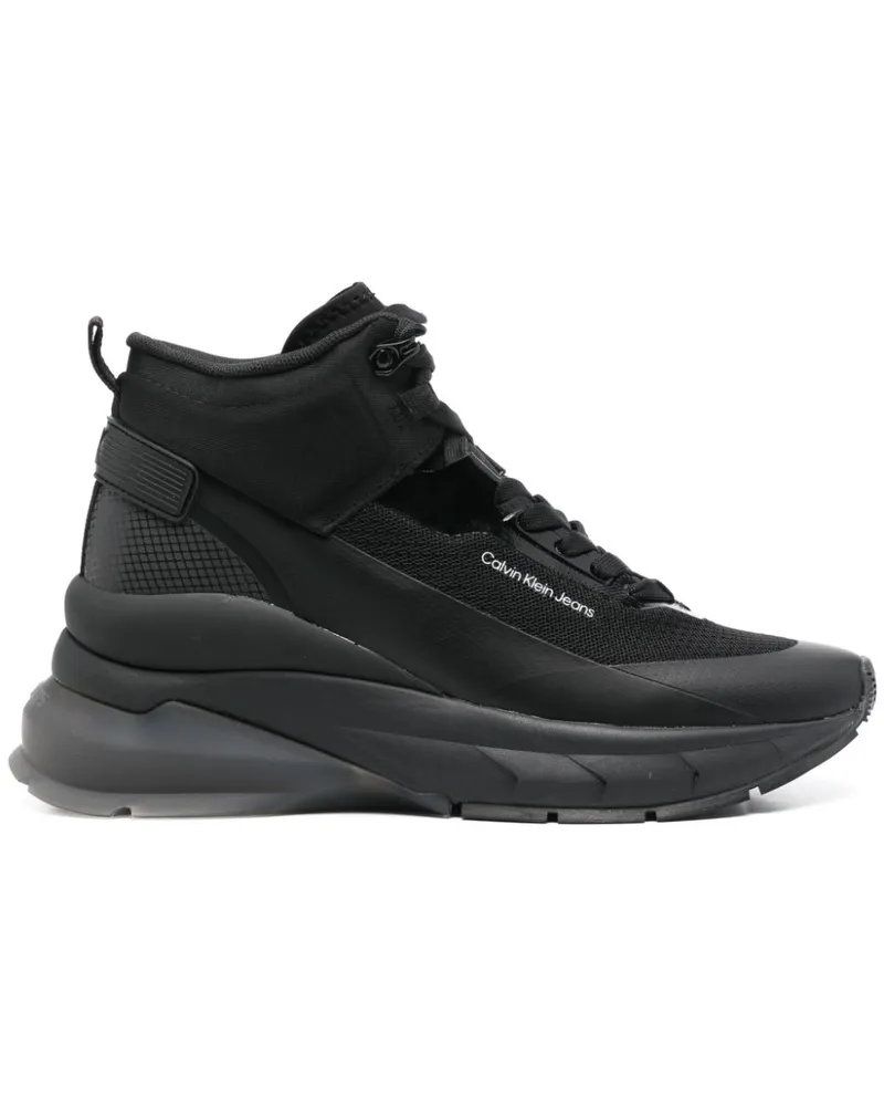 Calvin Klein Wedge-Sneakers - Schwarz Schwarz