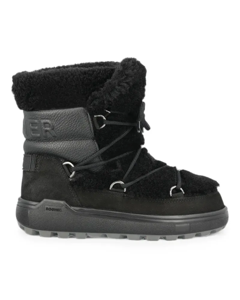 Bogner Schneestiefel mit Schnürung - Schwarz Schwarz