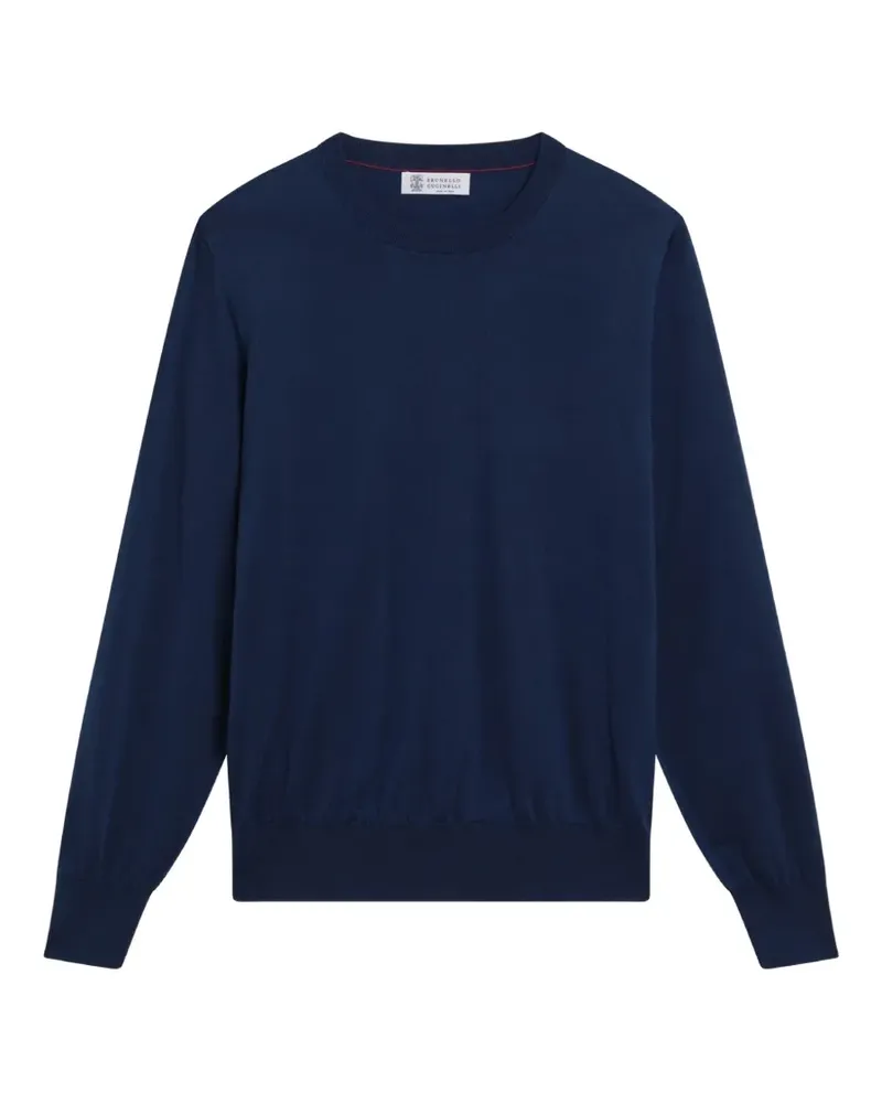 Brunello Cucinelli crew-neck sweater - Blau Blau
