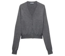 Cardigan aus Wolle - Grau