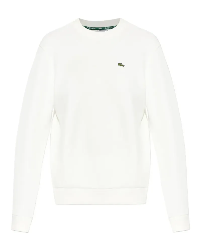 Lacoste embroidered crew-neck sweatshirt - Weiß Weiß