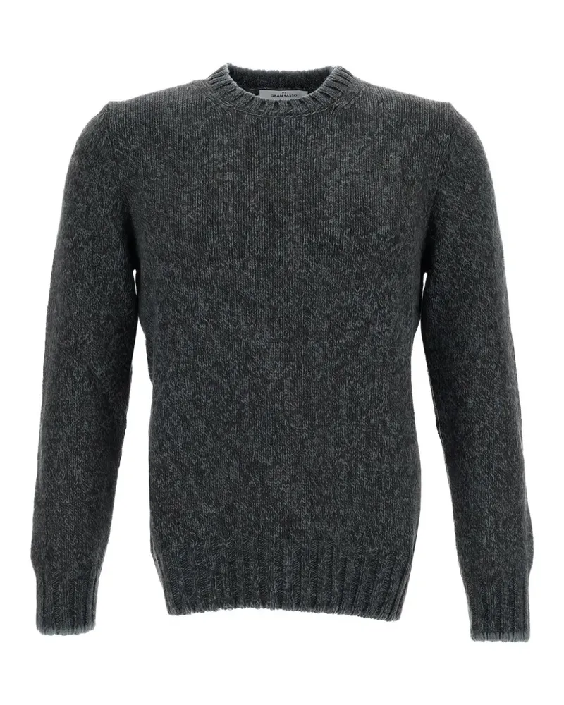 Gran Sasso mélange-effect wool sweater - Grau Grau