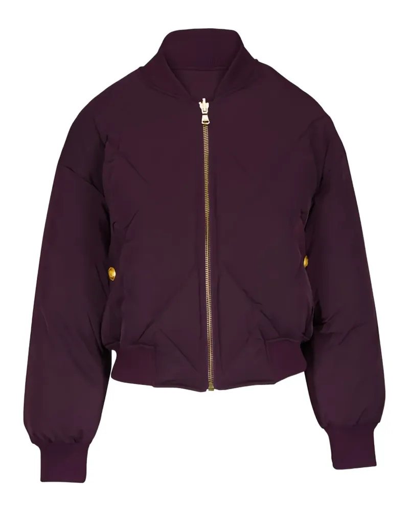 L'Agence reversible padded bomber jacket - Violett Violett