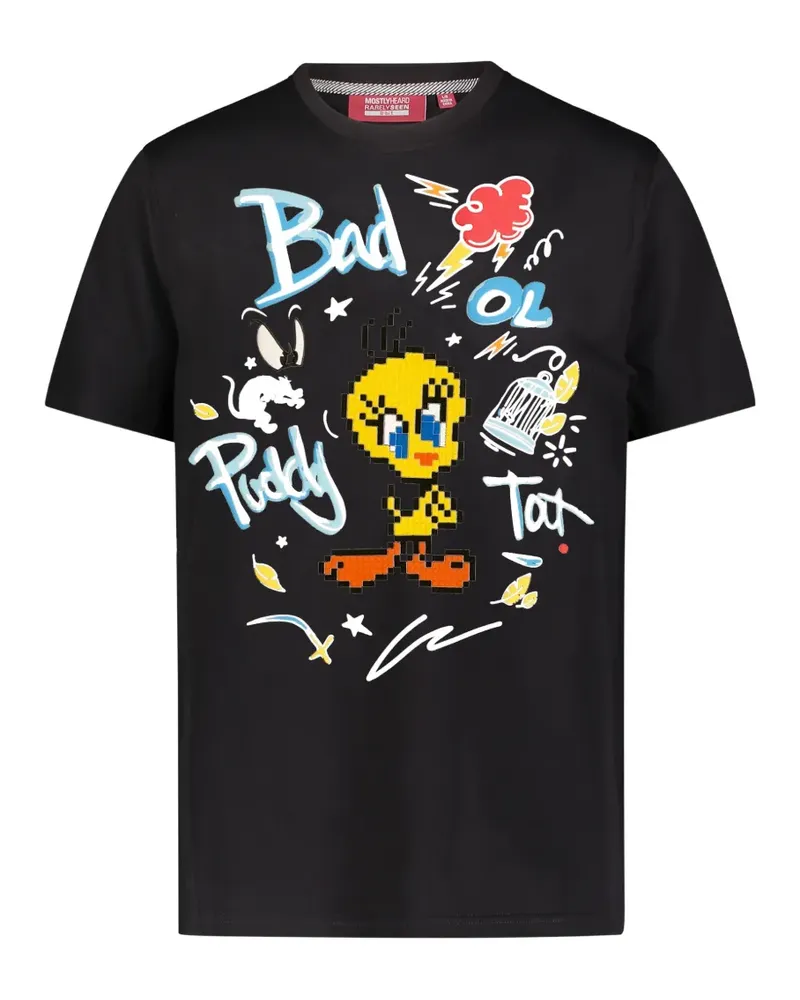 Mostly Heard Rarely Seen T-Shirt mit Print - Schwarz Schwarz