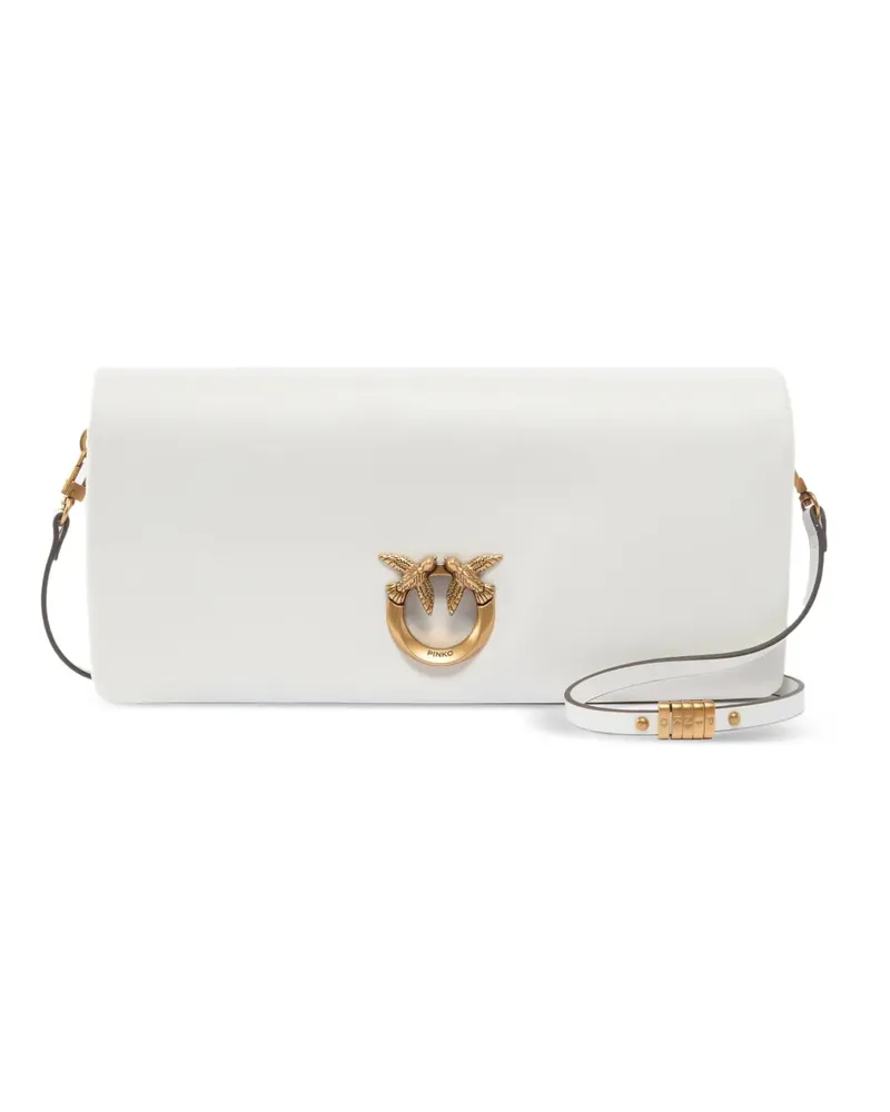 Pinko Love Click Schultertasche - Weiß Weiß