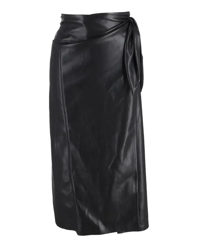 Nanushka wrap tie skirt - Schwarz Schwarz