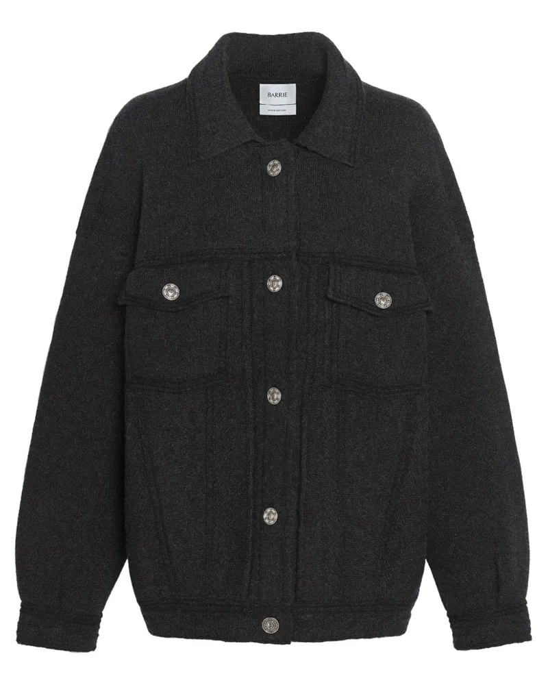 Barrie Gestrickte Hemdjacke - Schwarz Schwarz
