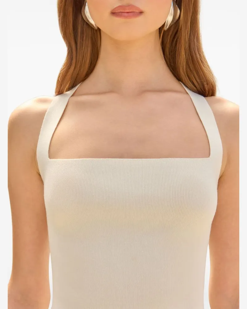 Cult Gaia Crawford Strickoberteil - Weiß Weiß