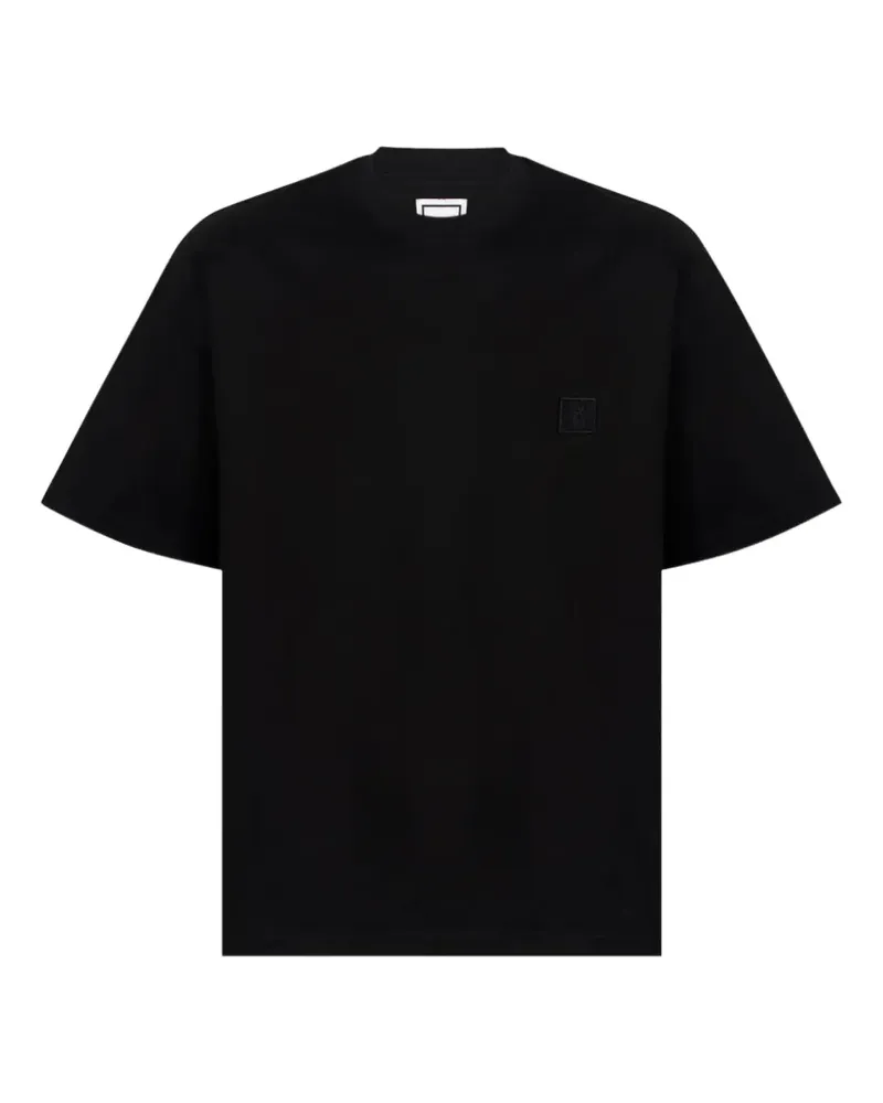 Wooyoungmi abstract-print T-shirt - Schwarz Schwarz